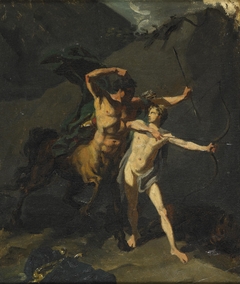The Education of Achilles by the Centaur Chiron by Jean-Baptiste Regnault