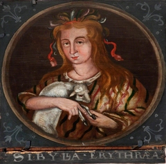 The Erythraean Sibyl holding a Lamb by Anonymous