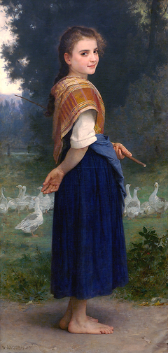 The Goose Girl by William-Adolphe Bouguereau