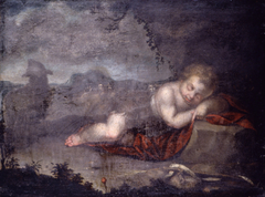 The Infant Saint John Asleep by Imitator of Bartolomé Estéban Murillo