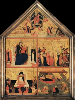 The Last Judgment; The Virgin and Child with a Bishop-Saint and Saint Peter Martyr; The Crucifixion; The Glorification of Saint Thomas Aquinas; The Nativity by Master of the Dominican Effigies