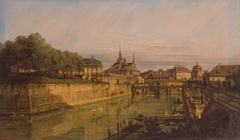 The Moat of Zwinger in Dresden by Bernardo Bellotto