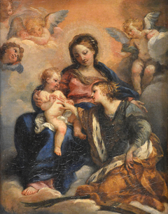 The Mystic Marriage of St. Catherine by Giuseppe Passeri
