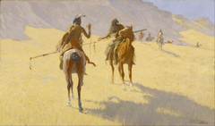The Parley by Frederic Remington