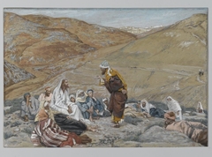 The Scribe Stood to Tempt Jesus by James Tissot