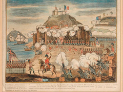 The siege of San Sebastian (1813) by Anonymous