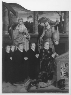 The Siegen Altar: Saints Helena and Heinrich with the founder Arnold von Siegen and his four sons. Reverse: Ecce Homo by Bartholomaeus Bruyn the Elder