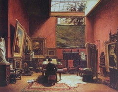 The small Atelier by Ary Scheffer