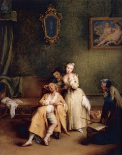 The Tickle by Pietro Longhi