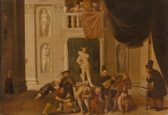 The Triumph of Folly: Brutus Playing the Fool before King Tarquinius