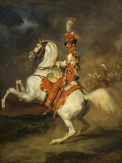 The Trumpeter of the Lancers of the Guard by Théodore Géricault
