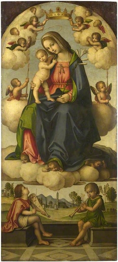 The Virgin and Child in Glory by Giovanni Battista Bertucci