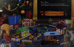 Toy Train - Illustration from Look-Alikes Christmas by Joan Steiner