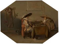 Tric-Trac Players by Pieter Codde
