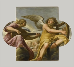 Two musician angels by Philippe de Champaigne