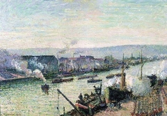 La Seine à Rouen, Saint-Sever 1122 by Camille Pissarro