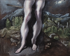 Martyrdom of Saint Sebastian (fragment) by El Greco