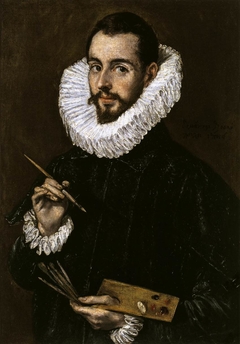 Portrait of the Artist's Son Jorge Manuel Theotokopoulos by El Greco