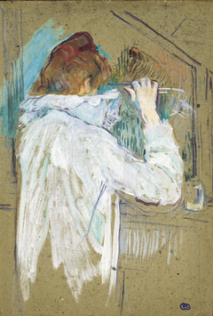 Femme se frisant by Henri de Toulouse-Lautrec