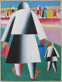 To the Harvest by Kazimir Malevich
