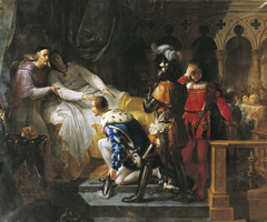 La Mort de Louis XII surnommé le Père du peuple by Merry-Joseph Blondel