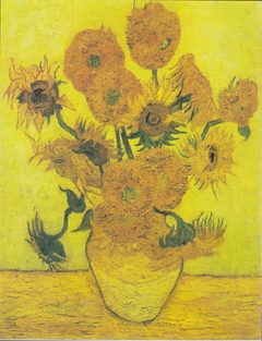 Fourteen Sunflowers in a Vase