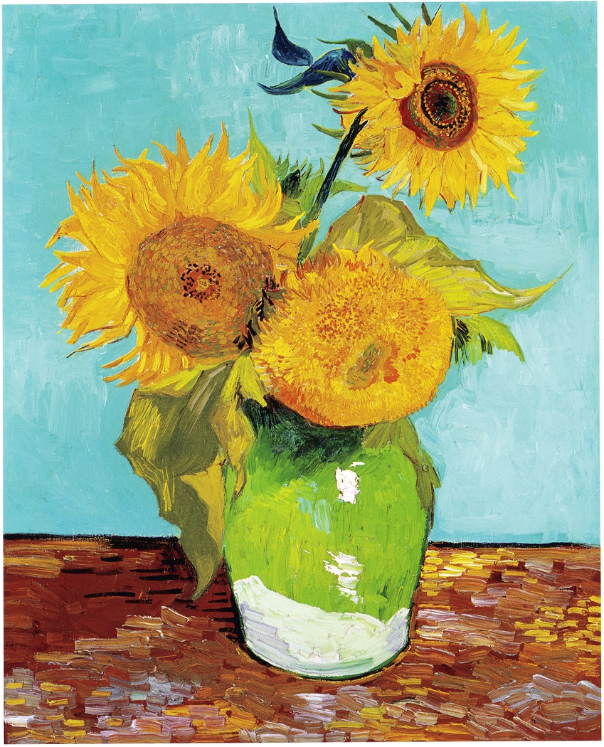 Wall art picture Sunflowers Tournesols by Vincent Van GoghCanvas Rolled 