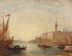 Venise, le Palais des Doges by Félix Ziem