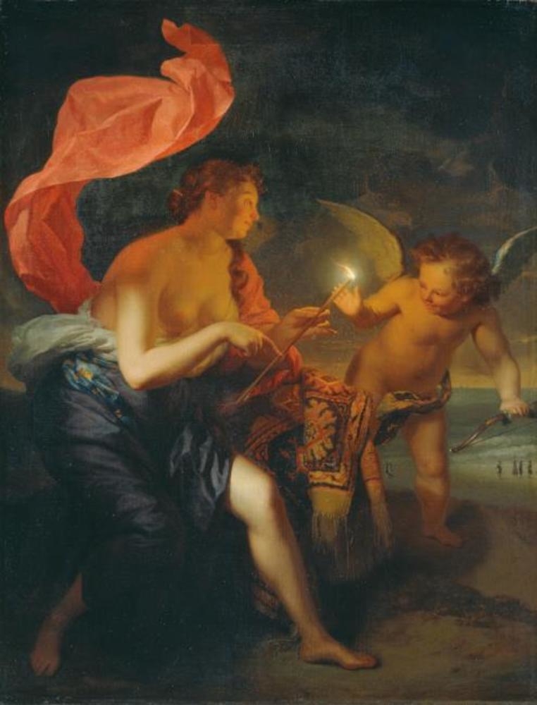 Venus Giving Cupid a Burning Arrow