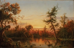 View, Dismal Swamp, North Carolina by Régis François Gignoux