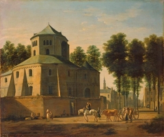 View of the Church of the St. Martin, Bonn by Gerrit Adriaenszoon Berckheyde