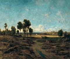 View of the Plain of Montmartre by Théodore Rousseau