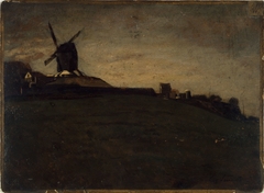 Vue de Montmartre, vers 1848 (P916/2) by Eugène Lavieille