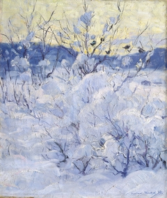 Winter Evening by Gustav Wentzel