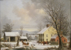 Winter in the Country (1857) by George Henry Durrie