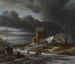 Winter Landscape by Jacob Isaacksz. van Ruisdael