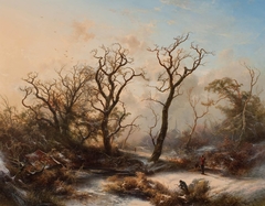 Winter Landscape with Ghostly Trees by Pieter Kluyver