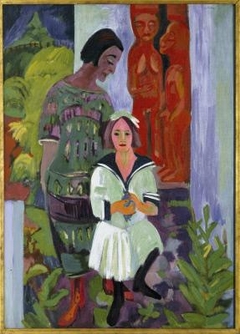 Woman and Girl (Frau und Mädchen) by Ernst Ludwig Kirchner