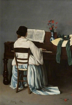 Woman at a Spinet