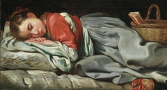 Young Girl Sleeping by Bernhard Keil