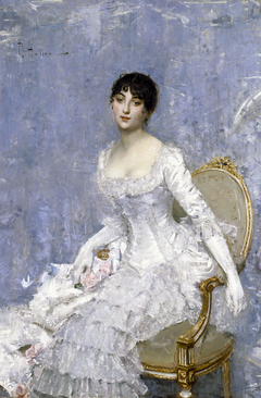 Young Lady in White
