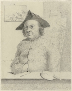 Zelfportret van Hendrik Tavenier by Hendrik Tavenier