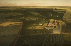 A Bird's-eye View of Dunham Massey from the North by John Harris
