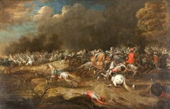 A Cavalry Battle by Anonymous