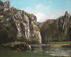 A Gorge in the Jura by Gustave Courbet