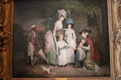 A Lady and Her Children Relieving a Cottager by William Redmore Bigg