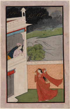 A lady comes to her lover's house in a rainstorm by Anonymous
