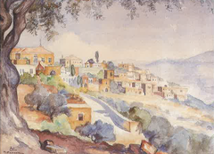 A View of Deir Al-Qamar from Baaqline