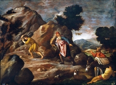 Abraham e Isaac camino del sacrificio by Pedro Orrente