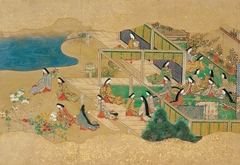 Activities of Twelve Months of the Year (Tsukinami-e) by Anonymous